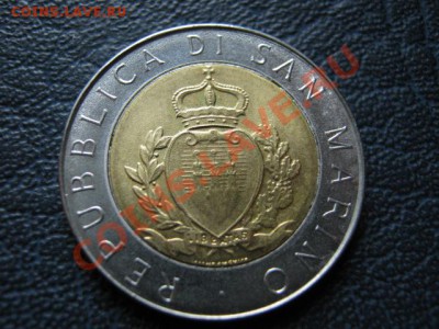 Биметал Сан Марино 500 лир 1987 Герб до 03.08 в 21.00 М - IMG_0011