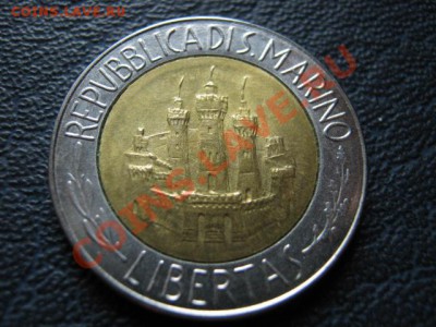 Биметал Сан Марино 500 лир 1984 Эйнштейн до 03.08 в 21.00 М - IMG_0014
