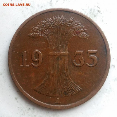 Германия 1 пфенниг 1935 года до 21.11.2019 - IMG_20191018_160013