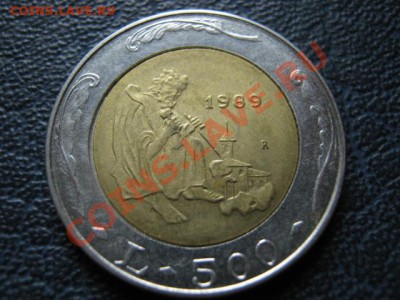 Биметал Сан Марино 500 лир 1989 "Стройка" до 03.08 в 21.00 М - IMG_0015