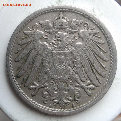 Германия 10 пфеннигов 1908 года до 21.11.2019 - IMG_20191018_160251
