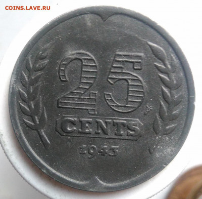 Нидерланды 25 центов 1943 года до 21.11.2019 - IMG_20191025_161716
