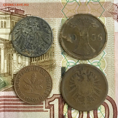 Германия 4 разные монеты. До 22:00 22.11.19 - BDCB1C00-54A0-4B04-B79E-19AEBC0FF887