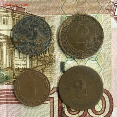 Германия 4 разные монеты. До 22:00 22.11.19 - 0279D716-D188-461A-9CC7-AAB240C611D8