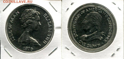 О.Мэн 1Кр 1976 200 лет Америки до 20.11.19 22-00 мск - IoM 1Cr 1976 200 America