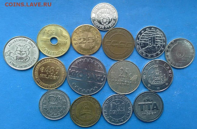 31 иностранный жетон до 23.11 - жетоны 009