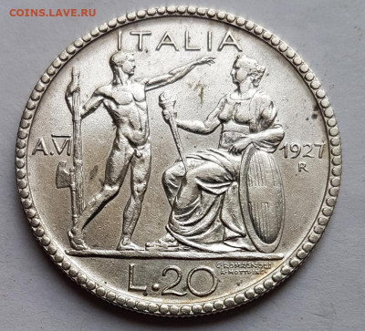 20 лир 1927 Vittorio Emanuele lll оценка - 75580392_2471302082986265_6373909626802405376_n