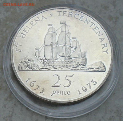 о. Святой Елены 25 пенсов 1973 пруф до 21.11.2019 22:00 мск - DSC08171.JPG
