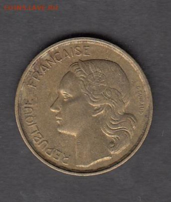Франция 1951 20 франков до 23 11 - 142а