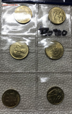 Набор монет Ватикана 200, 20 лир 8 шт UNC до 22.00 МСК 20.11 - 145722FF-5CAE-4DFC-9417-17DA9FAC0E1B