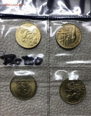 Набор монет Ватикана 200, 20 лир 8 шт UNC до 22.00 МСК 20.11 - 637603A1-BB25-40D4-A1F8-2D956A5D4EE0