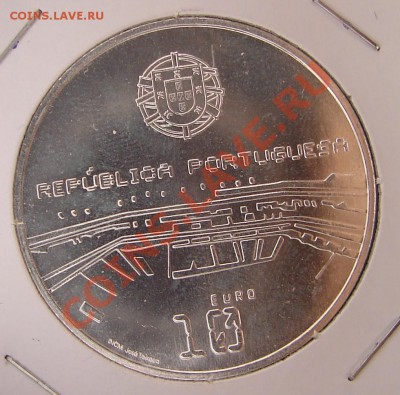 Португалия, 2006, 10 евро, футбол, Ag, до 22.00 мск, 06.08 - Португалия 2006 10 евро футбол германия 1