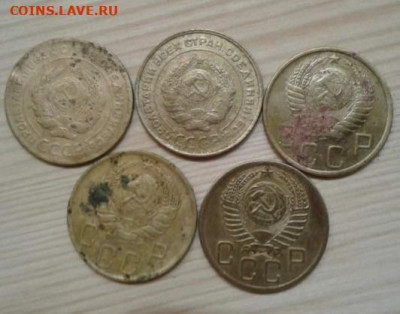 5 копеек 1930,1932,1946,1949,1954. До 22.11. 22:00 - image