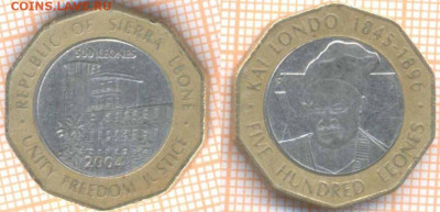 Сьерра-Леоне 500 леоне 2004 г., до 25.11.2019 г. 22.00 по Мо - Сьерра Леоне 2004  7297
