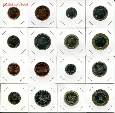 Гернси подборка 1п-2Ф 1998-2003 до 23.11.19 22-00 мск - Guernsey 1998-2003 dif2
