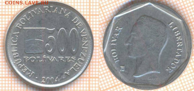 Венесуэла 500 боливаров 2004 г. , до  25.11.2019 г. 22.00 по - Венесуэла 500 боливаров 2004  7307