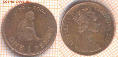 Гибралтар 1 пенни 2004 г., до 26.11.2019 г. 22.00 по Москве - Гибралтар 1 пенни 2004 7314