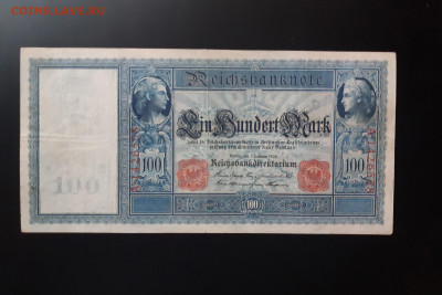 Германия 100 марок 1908 г. сохран до 22.11.2019 22:00 - 20191120_104643