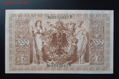 Германия 1000 марок 1910 г. aUNC до 22.11.2019 22:00 - 20191120_104815