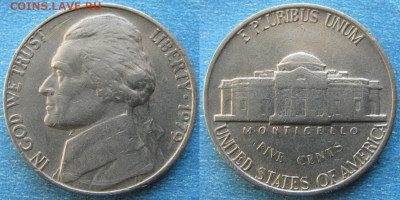 США 5 центов 1959-2002 г. - 22.46. -США 5 центов 1979    170-к57-10488
