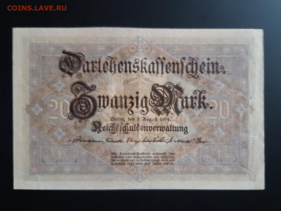 Германия 20 марок 1914 г. XF до 22.11.2019 22:00 - 20191120_104934