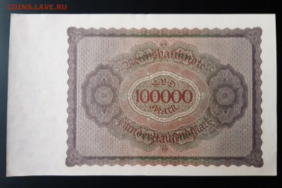 Германия 100000 марок 1923 г. UNC до 22.11.2019 22:00 - 20191120_110943