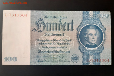 Германия 100 марок 1935 г. XF до 22.11.2019 22:00 - 20191120_112629
