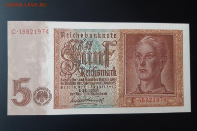 Германия 100 марок 1942 г. UNC до 22.11.2019 22:00 - 20191120_112705