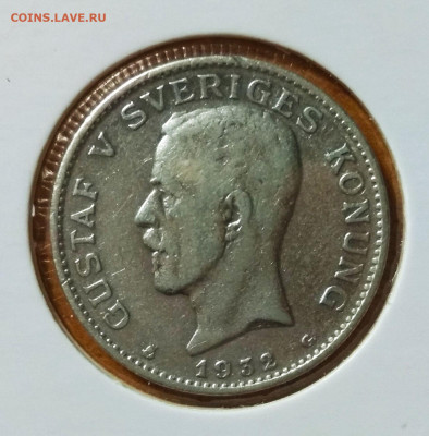 Re: С 200 р. Швеция 1 крона 1932г. - 138159362