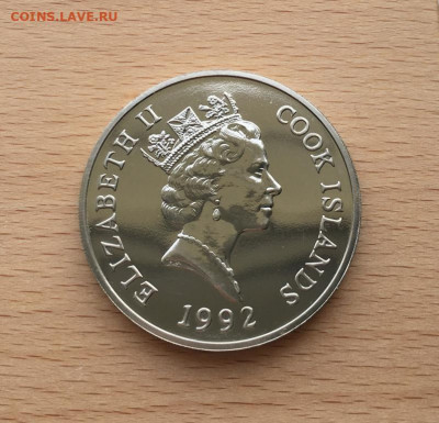 КПД Острова Кука 5$ долларов 1992 Бабочка монарх Крона шайба - kpd_krona_shajba_ostrova_kuka_5_dollarov_1992_babochka_monarkh_vymirajushchie_vidy_fauna_zhivotnye_buklet2