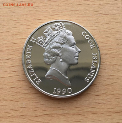 КПД Острова Кука 5$ долларов 1990 Европейский муфлон шайба - kpd_krona_shajba_ostrova_kuka_5_dollarov_1990_evropejskij_muflon_vymirajushchie_vidy_fauna_zhivotnye2