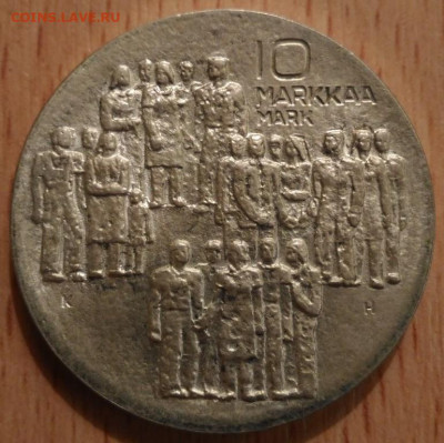 Финляндия 10 марок 1977 Независимость - Финляндия 10 марок 1977 независимость реверс