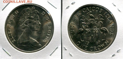 Теркс и Кайкос 1Кр 1969  до 25.11.19 22-00 мск - T&C 1Cr 1969 arms