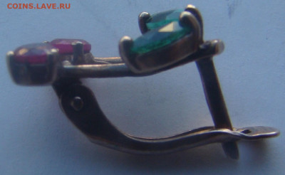 Серёжка ВИШЕНКА серебряная - 925 пробы до 26.11.2019г 21-00 - DSC07458.JPG