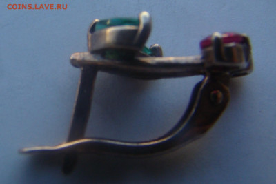 Серёжка ВИШЕНКА серебряная - 925 пробы до 26.11.2019г 21-00 - DSC07457.JPG