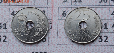 Дания 25 эре 1976 до 29.11 - Дания 76