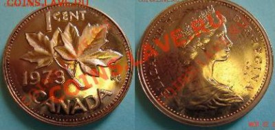 Канада: монеты от 1859 до наших дней - продаю. - Цент-1973.JPG