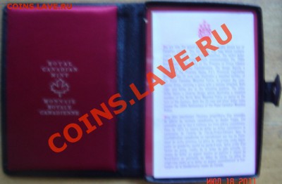 Канада: монеты от 1859 до наших дней - продаю. - Футляр-2.JPG