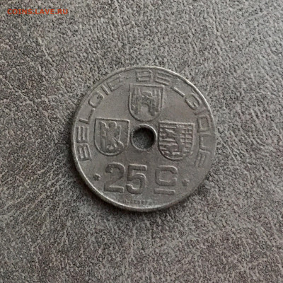 Бельгия 25 сантимов 1946 года. До 22:00 29.11.19 - B8F433A9-3945-4B1E-B25D-788DE0F6F9C3