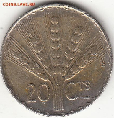 Уругвай 20 сентесимо, серебро 1942 26.11 до 22.30 - 14_0005