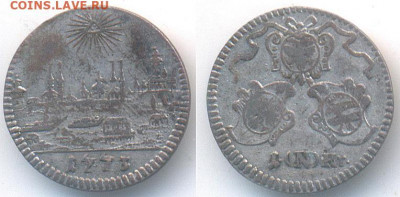 Германия Нюрнберг 1 крейцер 1773	 до 	30.11.19	 22:00 МСК - 180000_24