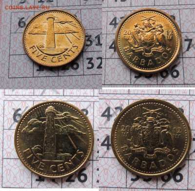 Барбадос 5 центов 2012 до 30.11 - Барбадос