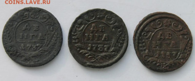 Денги и полушки 1731-1750 на определение разновидностей - деньги1737.JPG
