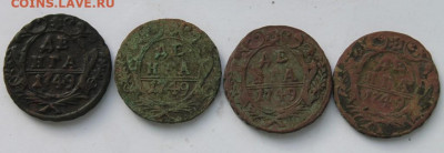 Денги и полушки 1731-1750 на определение разновидностей - денги1749 (2).JPG