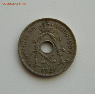 Бельгия 10 сантимов 1921 г. до 28.11.19 - DSCN9879.JPG