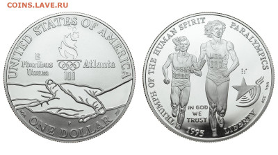 США. 1 доллар 1995 г. Proof. Бег. До 27.11.19. - DSH_5196.JPG