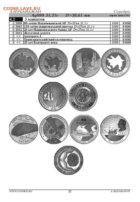 Каталоги монет некоторых стран СНГ, К0НР0С, фикс - 22