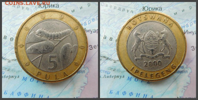 Ботсвана 5 пул, 2000г - 1