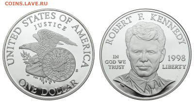 США. 1 доллар 1998 г. Proof. Кеннеди. До 27.11.19. - DSH_5229.JPG
