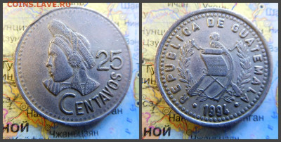 Гватемала 25 сентаво, 1994 - 19